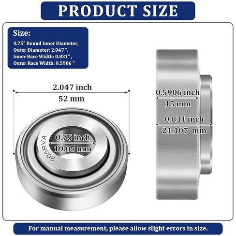 205KRP2 205RVA Special Ag Bearing 0.75" Round Bore for Agricultural Machinery Replaces 205RVA 205RRAN A27002 B30418 1337998C1 702020 in Saudi Arabia
