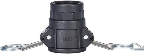 قطعتان من تركيبات Camlock من البولي بروبيلين (1 بوصة الجزء D أنثى مقرنة x خيط أنثى) تجهيزات خرطوم الكامة والأخدود + 2 قطعة تركيب قفل كامة PP (1 بوصة جزء F محول ذكر x خيط ذكر) in Saudi Arabia
