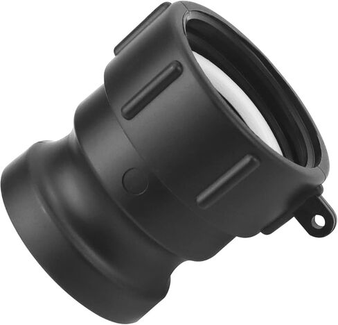 QWORK Poly Fittings, 8 Pack 2" Part A Cam Groove Hose Fitting, 2" Male Adapter x 2" Female Thread, IBC Tote Valve, IBC Tote Fittings, Black in Saudi Arabia