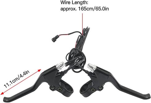 1 Pair Electric Bike Brake Lever E-Bike Right Left Lever Replacement Parts in Saudi Arabia
