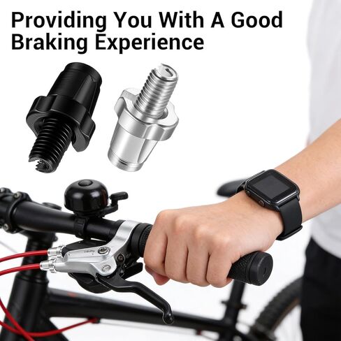 M7 Bike Brake Cable Handle Lever Adjusting Screws, 4 Pack 7mm Bike Brake Adjuster Screw Bicycle Brakes Lever Grip Fastener Bolt Aluminum Alloy Bicycle Parts Brakes Cable Adjuster for Mountain Bikes in Saudi Arabia