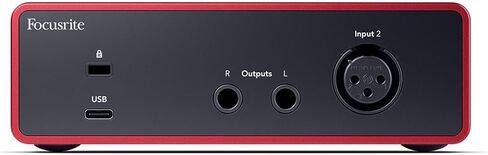 Scarlett Solo 4th Gen USB Audio Interface with Software Suite, Bundle with Closed-Back Studio Monitor Headphones and 10' XLR Microphone Cables (3 Items) in Kuwait