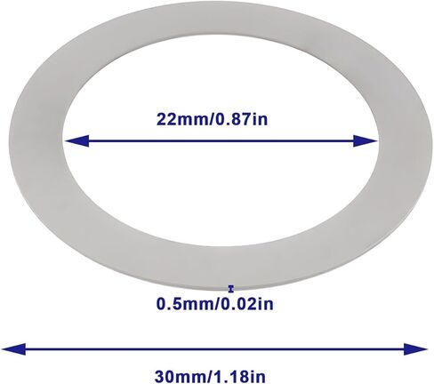 2PCS Off-Road Vehicle Ring Shim 7557060 22x30x0.5mm Compatible with Polaris Pro XD 2000D Compatible with RZR Pro XP in Kuwait