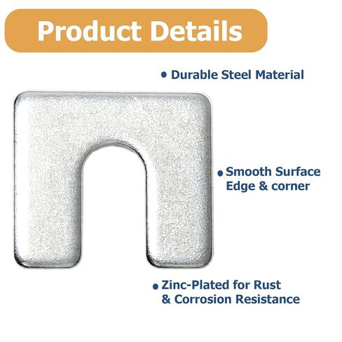 40Pcs Auto Body Fender Alignment Shim 1/16" and 1/8" Thick, 1-1/4" Wide, 3/8" Slot Automotive Alignment Shim Assortment Kit in Kuwait