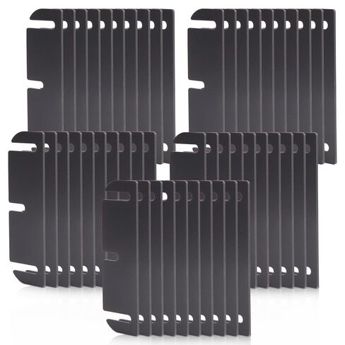 50 Pack Plastic Door Hinge Shims 3.5 Inch, 0.060" Thick, Trimmable Hinge Spacers for Interior Door Alignment, Easy Gap Filler to Fix Air Leaks, Sticking or Misaligned Doors in Kuwait