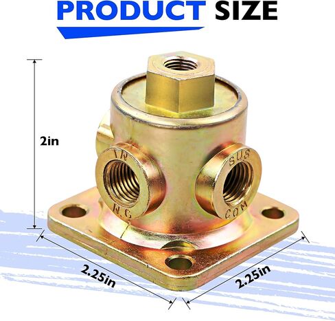 3-Way Pilot Valve Replacement for Haldex 90554615-1/8"-1/4" NPT Ports Air Ride Pilot Valves for Semi Trailer and Trucks in Saudi Arabia