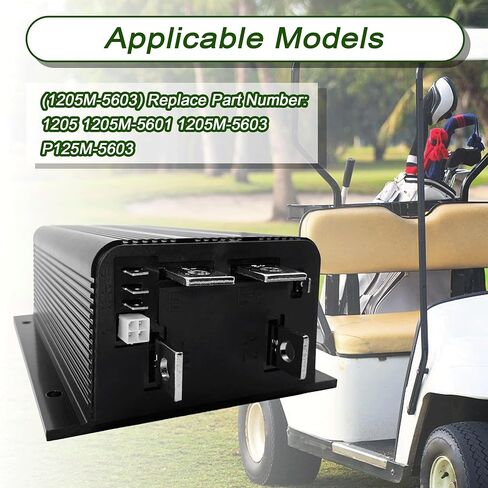 500A 48V وحدة تحكم محرك التيار المستمر 1205M-5601 متوافق مع كورتيس P1205M-5603 1205M-5603 1205 لعربة الجولف EZGO in Kuwait