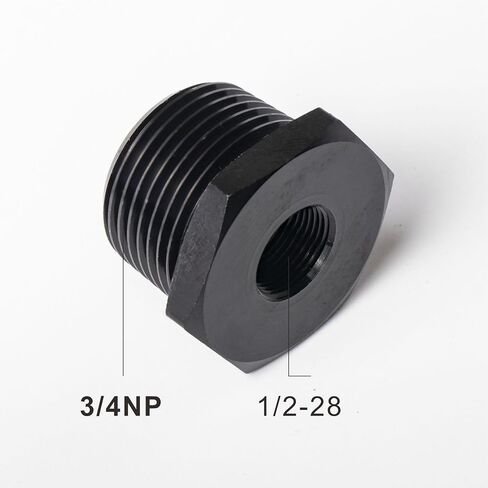 Aluminum Thread Adapter Convert 1/2-28 to 3/4 NPT in Saudi Arabia