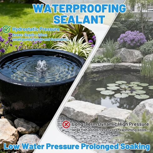 مانع تسرب سائل مطاطي مقاوم للماء، سدادة مانعة للتسرب مقاومة للماء، طلاء مطاطي مرن داخلي وخارجي باللون الرمادي السحابي، أساس متعدد الأسطح لإصلاح تشققات التسرب، طلاء مقاوم للماء في الطابق السفلي in Kuwait