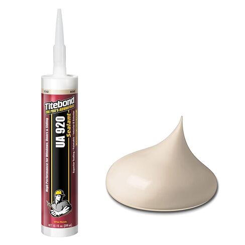 Titebond UA 920 Sealant, Beige – Urethane Acrylic Elastomeric Caulk, Crackproof & Flexible, UV Resistant, Paintable in 1 Hour, Interior & Exterior Use – 10.1 Oz, 87141 in Saudi Arabia