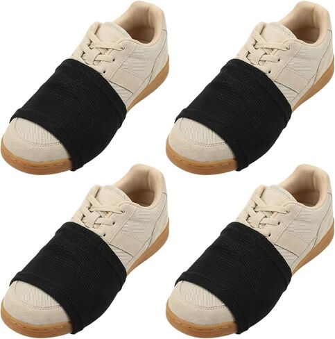 2 Pairs Dance Socks Over Shoes, Unisex Anti-Slip Dance Shoe Covers Over Sneaker, Ballet Equipment Accessories for Women Ballet Dancers Turns & Spins on Smooth Floors in Saudi Arabia