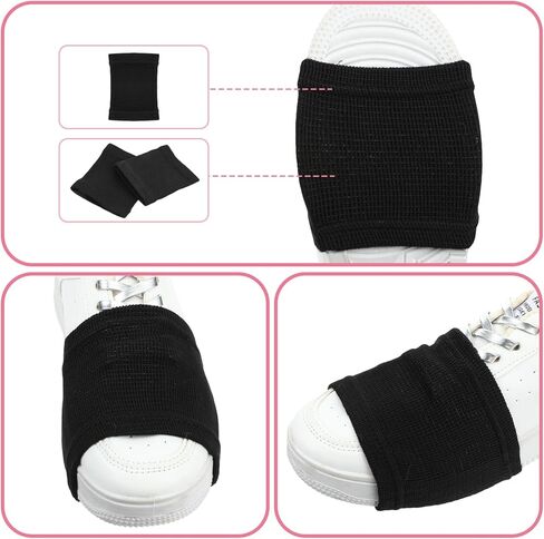 2 Pairs Dance Socks Over Shoes, Unisex Anti-Slip Dance Shoe Covers Over Sneaker, Ballet Equipment Accessories for Women Ballet Dancers Turns & Spins on Smooth Floors in Saudi Arabia