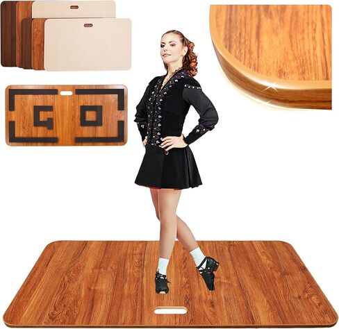 PreGymnastic Tap Board for Dancing at Home, Dance Floor, Portable Tap Board,Ideal for Dancers Home & Outdoor, Two Sizes and Three Colors in Kuwait