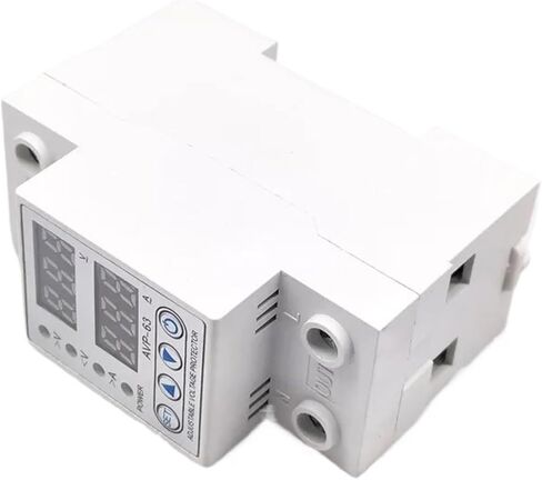 40A 63A 230V حامي إعادة إغلاق الجهد الزائد الحالي تحت الجهد الكهربي مع شاشة رقمية مزدوجة 80A 220V(40A) in Kuwait