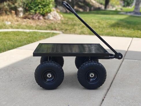 عربة مجموعة عجلات المولدات العالمية بعجلات هوائية مقاس 10 بوصة، فولاذ أسود، متوافقة مع Honda EU3000is، Generac iQ3500، Predator 3500، Predator 5000، Powersmart 3600، والعديد من المولدات الأخرى in Saudi Arabia