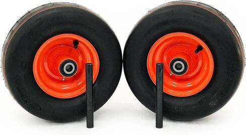 (2) Pneumatic Tire Assemblies 13x6.50-6 Fits Kubota Z700 Series K3811-18022 in Kuwait