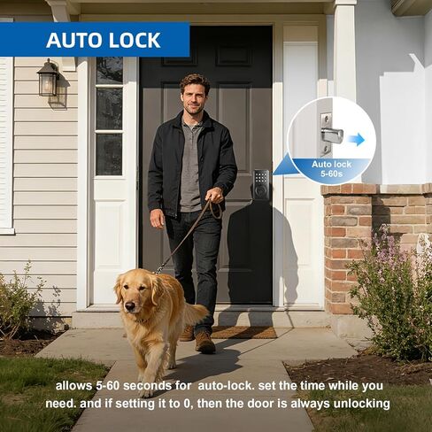Digital Passwords Lock an-ti Peeping PIN Passcodes Keyless Entry Door Locks for Security Smart Deadbolt Metal Automatically Time Delay Locking Low Battery Alert in Saudi Arabia