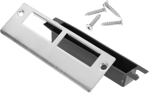 1Set Deadbolt Strike Plates Reinforcement Door Plates for Enhanced Security Door Striker for Stopping and Jamming in Saudi Arabia