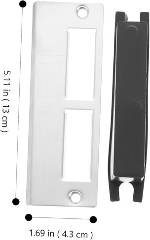 1Set Deadbolt Strike Plates Reinforcement Door Plates for Enhanced Security Door Striker for Stopping and Jamming in Saudi Arabia