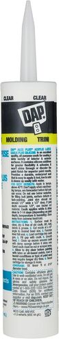12 Pack of 10.1 oz DAP 18071 Alex Plus Clear All Purpose Acrylic Latex Caulk Plus Silicone in Saudi Arabia