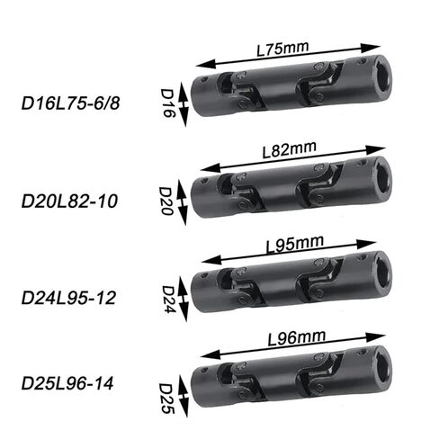 1 قطعة الدقة قسم مزدوج الصليب العالمي وصلة اقتران 6 مللي متر-14 مللي متر ثلاثة مقرنة/ وصلة توصيل للعمود (D20L82-10) in Kuwait
