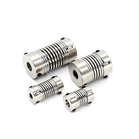 سبائك الألومنيوم D16L25 اقتران الربيع المرن يستخدم لمحرك مؤازر، قضيب لولبي، موصل العمود، طابعة ثلاثية الأبعاد، CNC (6X6.35) in Kuwait