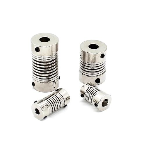 سبائك الألومنيوم D16L25 اقتران الربيع المرن يستخدم لمحرك مؤازر، قضيب لولبي، موصل العمود، طابعة ثلاثية الأبعاد، CNC (6X6.35) in Kuwait