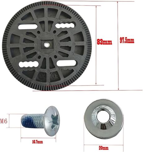 قرص لوحة تثبيت للتزلج مع مثبتات لولبية 4 فتحات بنمط 4 × 4 قطع غيار in Kuwait