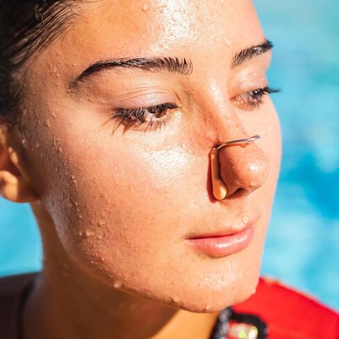 IMIKEYA Waterproof Swimming Nose Clips for Adults - 3PCS Nose Plugs for Swimming - Ideal Freediving Training and Beginners Comfortable Fit Men and Women in Saudi Arabia