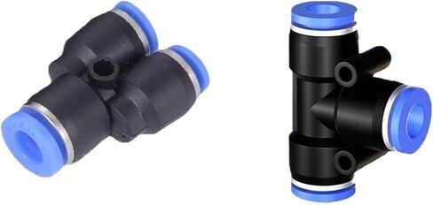 Pneumatic Parts Air and Water Fittings Quick Reducing Fittings Y Connector (W-PE 10-8) in Kuwait