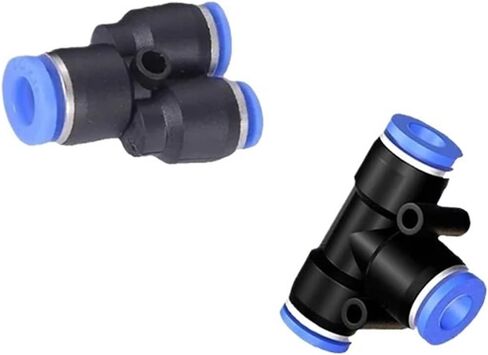 Pneumatic Parts Air and Water Fittings Quick Reducing Fittings Y Connector (W-PE 10-8) in Saudi Arabia