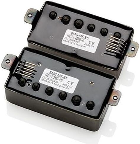 EMG MF Marty Friedman Guitar Pickup Set, Brushed Black Chrome in Kuwait