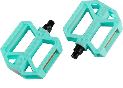 AVASTA Durable Polypropylene Bicycle Pedals with Reflector for Mountain Bike Road Bike and Other Bicycles,Two Thread Size（9/16"&1/2“） in Kuwait