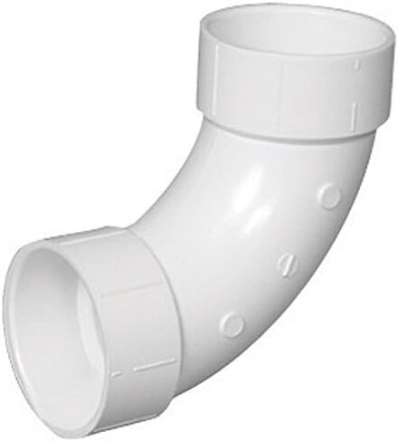 Charlotte Pipe Schedule 40 4 in. Hub x 4 in. Dia. Hub PVC Long Sweep Elbow in Saudi Arabia