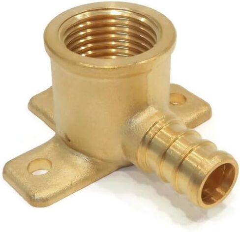 (Pack of 50) 1/2" x 1/2" PEX Brass Drop Ear Elbows Fitting Waterline Connector in Saudi Arabia