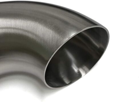 كوع مغزل منحني 3 بوصات بزاوية 135 درجة - نصف قطر ضيق 1D - جدار 16GA/.065 بوصة - بدون أرجل - SS304 - غير القابل للصدأ بروس in Kuwait