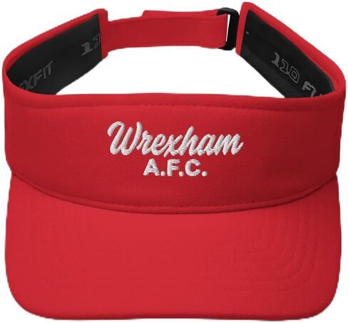 Wrexham AFC Visor Hat - Embroidered Adjustable Wrexham Wales Football Soccer Gift in Saudi Arabia