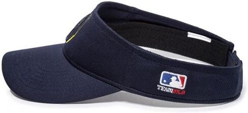 OC Sports Outdoor Cap Co Team Mlb-185 Team Baseball Visor Milwaukee Brewers One Size Fits Most in Kuwait