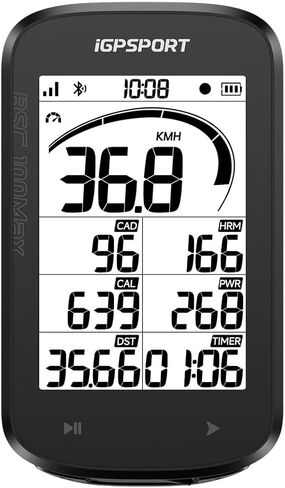 iGPSPORT BSC100MAX GPS Bike Computer, 3'' Screen Auto Start/Stop Custom Data 40H Waterproof Bicycle Computer Wireless in Saudi Arabia