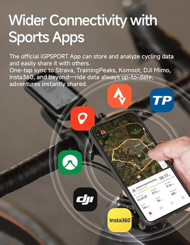 iGPSPORT BSC100MAX GPS Bike Computer, 3'' Screen Auto Start/Stop Custom Data 40H Waterproof Bicycle Computer Wireless in Saudi Arabia