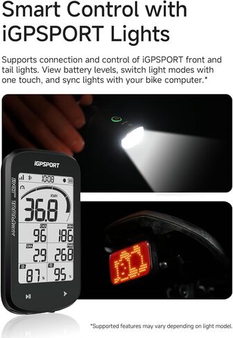 iGPSPORT BSC100MAX GPS Bike Computer, 3'' Screen Auto Start/Stop Custom Data 40H Waterproof Bicycle Computer Wireless in Saudi Arabia