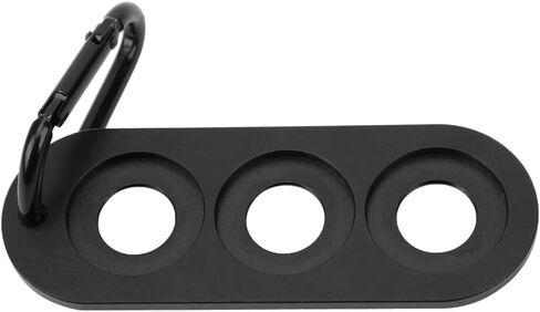 Pool Cue Joint Protector Clip 3 Hole - Aluminum Storage Holder for Billiard Stick Protectors with Buckle in Saudi Arabia