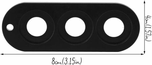 Pool Cue Joint Protector Clip 3 Hole - Aluminum Storage Holder for Billiard Stick Protectors with Buckle in Saudi Arabia