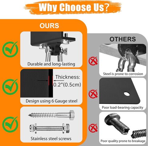 حامل حقيبة اللكم، حامل حقيبة شديدة التحمل بوزن 900 رطل مع دوران 360 درجة لشعاع الخشب والخرسانة، متوافق مع الملاكمة، الملاكمة التايلاندية، أرجوحة اليوغا الجوية، الأرجوحة وصالة الألعاب الرياضية المنزلية in Kuwait