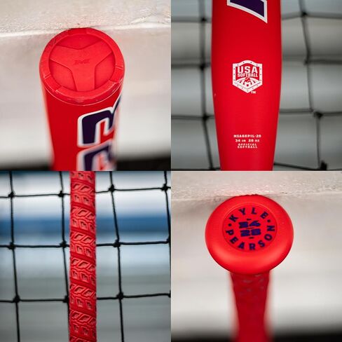 Miken | KP23 Maxload Slowpitch Softball Bat | USA | 12.75" Barrel | Maxload | 1-Piece | 25 oz in Saudi Arabia