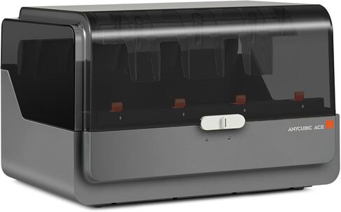 (Bundle Anycubic Kobra S1 Combo) Anycubic 3D Printer Support Multi Color Printing Max 600mm/s High Speed Printing High Precision, 9.8x9.8x9.8 in Saudi Arabia