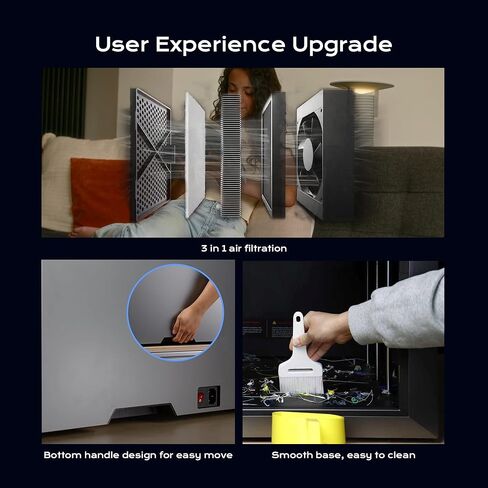 طابعة QIDI Max4 Combo ثلاثية الأبعاد، حجم بناء كبير 390 × 390 × 340 مم، غرفة تسخين 65 درجة مئوية طابعات FDM ثلاثية الأبعاد، سرعة عالية بحد أقصى 800 مم/ثانية، تدعم ما يصل إلى 16 لونًا/مواد متعددة مع صندوق QIDI، تسوية السرير تلقائيًا in Kuwait