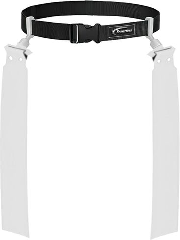 مجموعة كرة القدم ذات العلم المدرب - حزام كرة قدم قابل للتعديل مع علمين وبوب مسموع - معدات كرة قدم متينة للشباب والأطفال والكبار in Kuwait