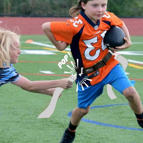 مجموعة كرة القدم ذات العلم المدرب - حزام كرة قدم قابل للتعديل مع علمين وبوب مسموع - معدات كرة قدم متينة للشباب والأطفال والكبار in Kuwait