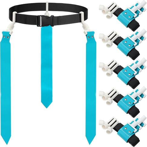 Junkin 6/8/10 Players Flag Football Sets Adjustable Football Belts and Flags for Youths Teens Kids Adults Players Sports Team in Kuwait